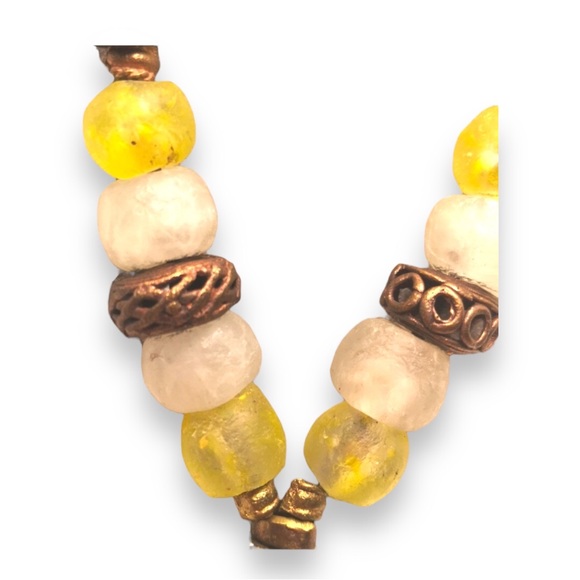 Vintage African trades bead necklace - Picture 3 of 9